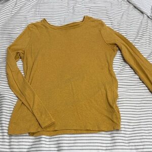 a new day Golden Long Sleeve Women's Top